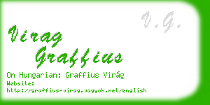 virag graffius business card